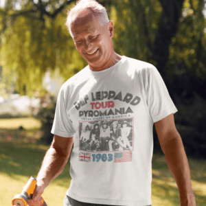 Def Leppard Pyromania Tour Men's T-shirt