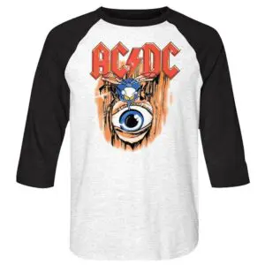 ACDC Fly on the Wall Album Baseball Shirt