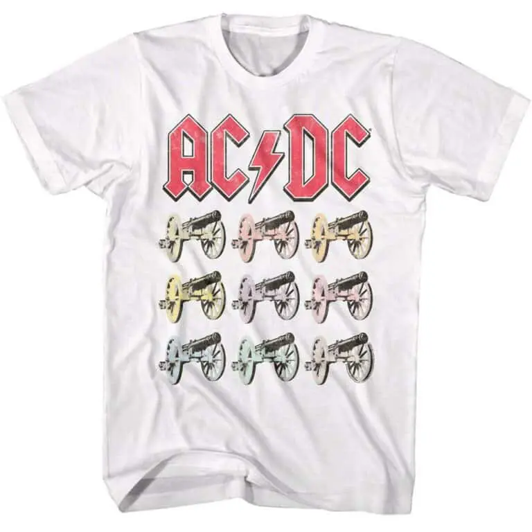 ACDC Back in Black UK Tour 1980 Men’s T Shirt