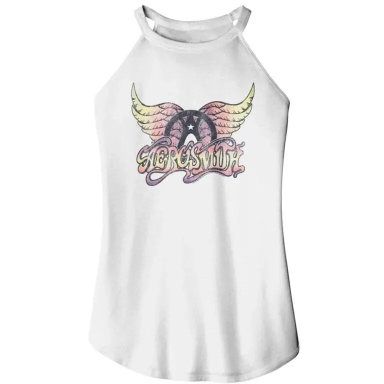 Aerosmith Pastel Wings Rocker Tank