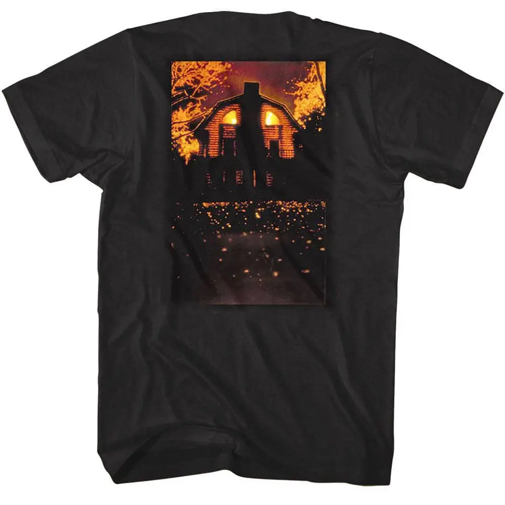 Amityville Horror Haunted House Logo Men's T Shirt - Image 4
