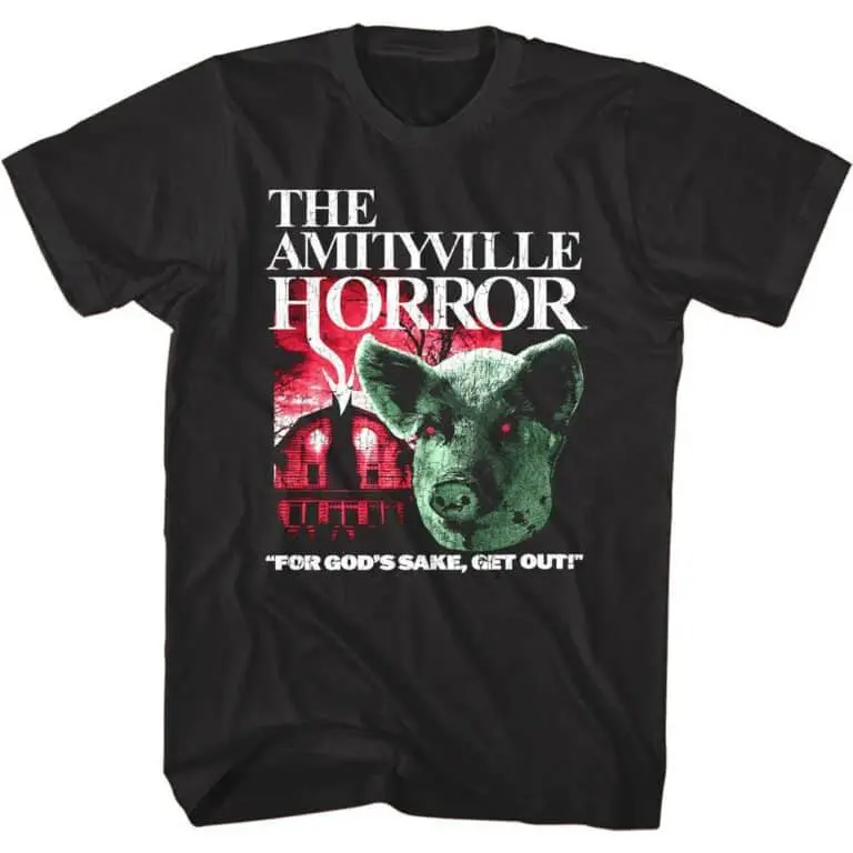 Amityville Horror For God’s Sake Get Out Men’s T Shirt