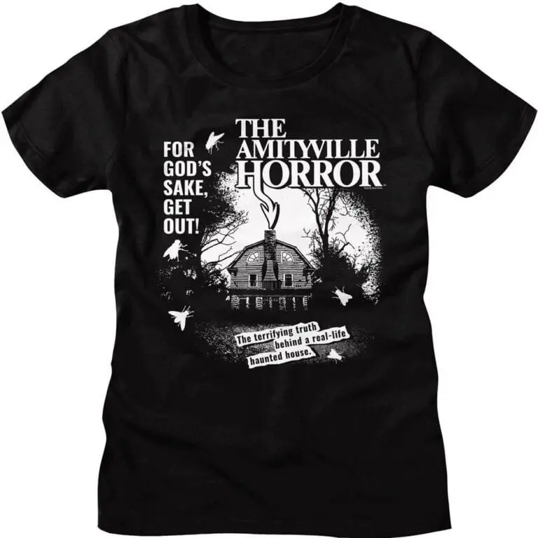Amityville Horror Terrifying Truth Real-Life Haunted House Women’s T Shirt