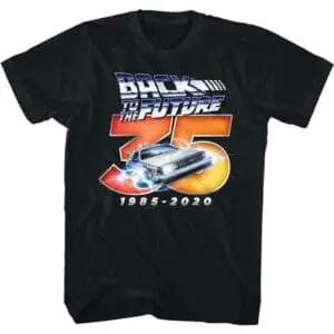 Back to The Future Chrome 35th Anniversary T-Shirt