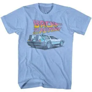 Back to The Future Pastel DeLorean T-Shirt