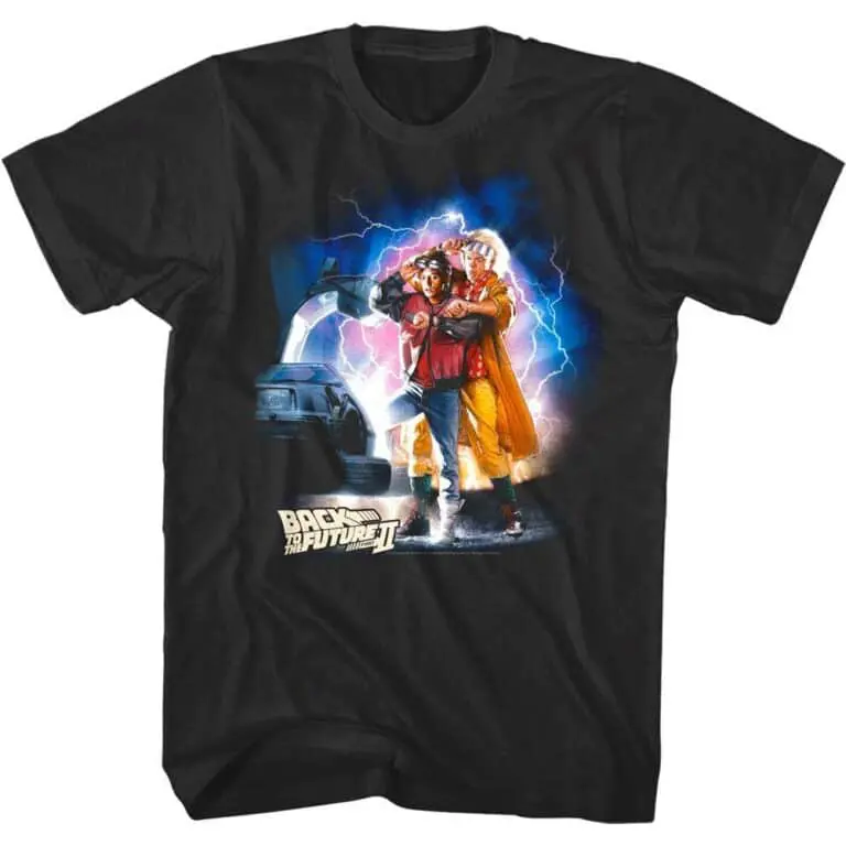 Back to The Future Part 2 Time Travel T-Shirt