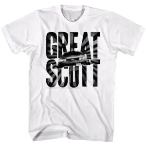 Back to The Future Great Scott White T-Shirt