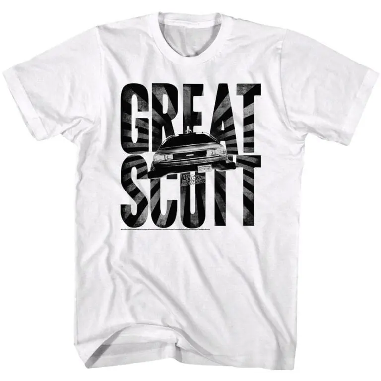 Back to The Future Great Scott White T-Shirt