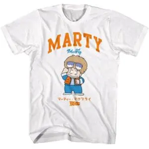 Back to The Future Cartoon Marty McFly T-Shirt