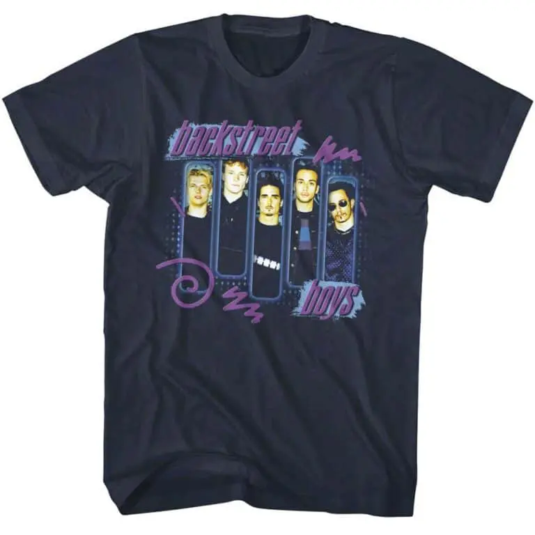 Backstreet Boys Black & Blue Men’s T Shirt