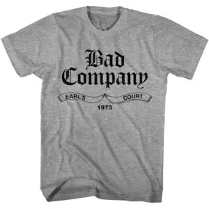 Bad Company Earls Court London 1973 Men’s T Shirt