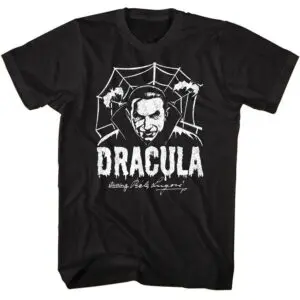 Bela Lugosi Dracula Spiders Web T-Shirt