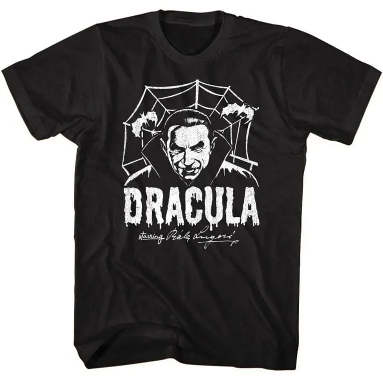 Bela Lugosi Dracula Spiders Web T-Shirt