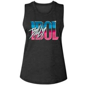 Billy Idol 80’s Chrome Logo Women’s Tank