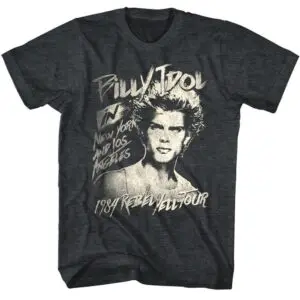 Billy Idol Rebel Yell Tour 1984 Men’s T Shirt