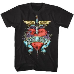 Bon Jovi Heart Tattoo T-Shirt