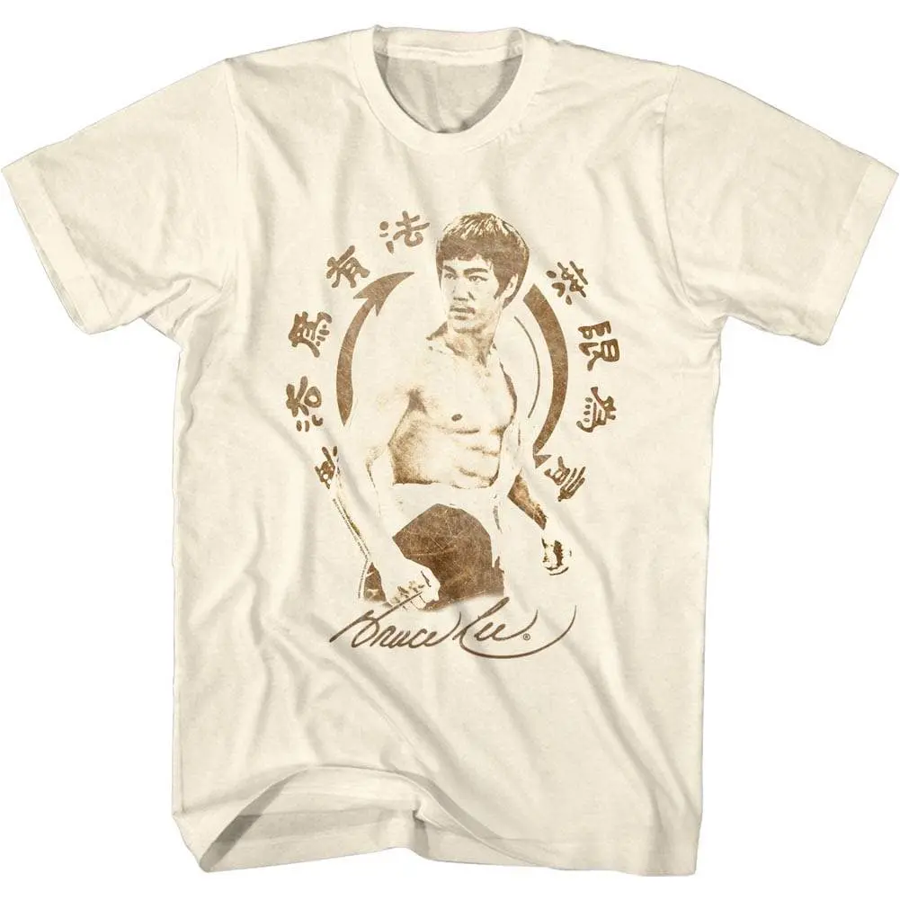Bruce Lee Chinese Symbols Men’s T Shirt