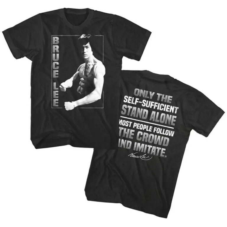 Bruce Lee Self Sufficient Men’s T Shirt