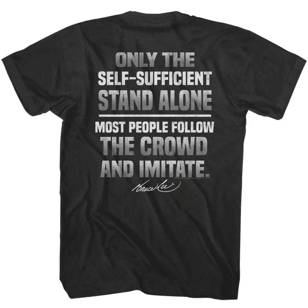 Bruce Lee Self Sufficient Men's T Shirt - Image 4