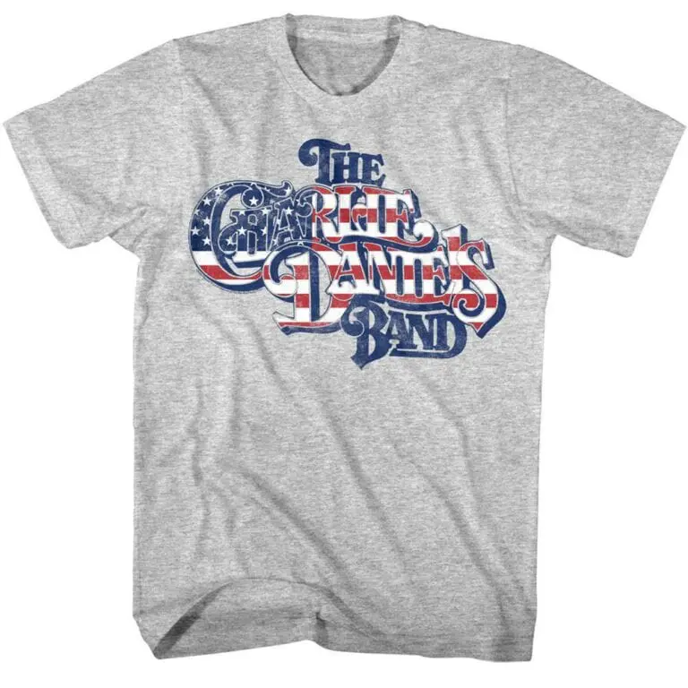 Charlie Daniels Band Star Spangled Logo Men’s T Shirt