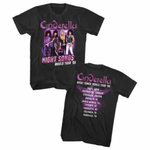 Cinderella Night Songs Tour T-Shirt