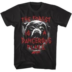 Cocaine Bear Movie Forest is a Dangerous Place T-Shirt