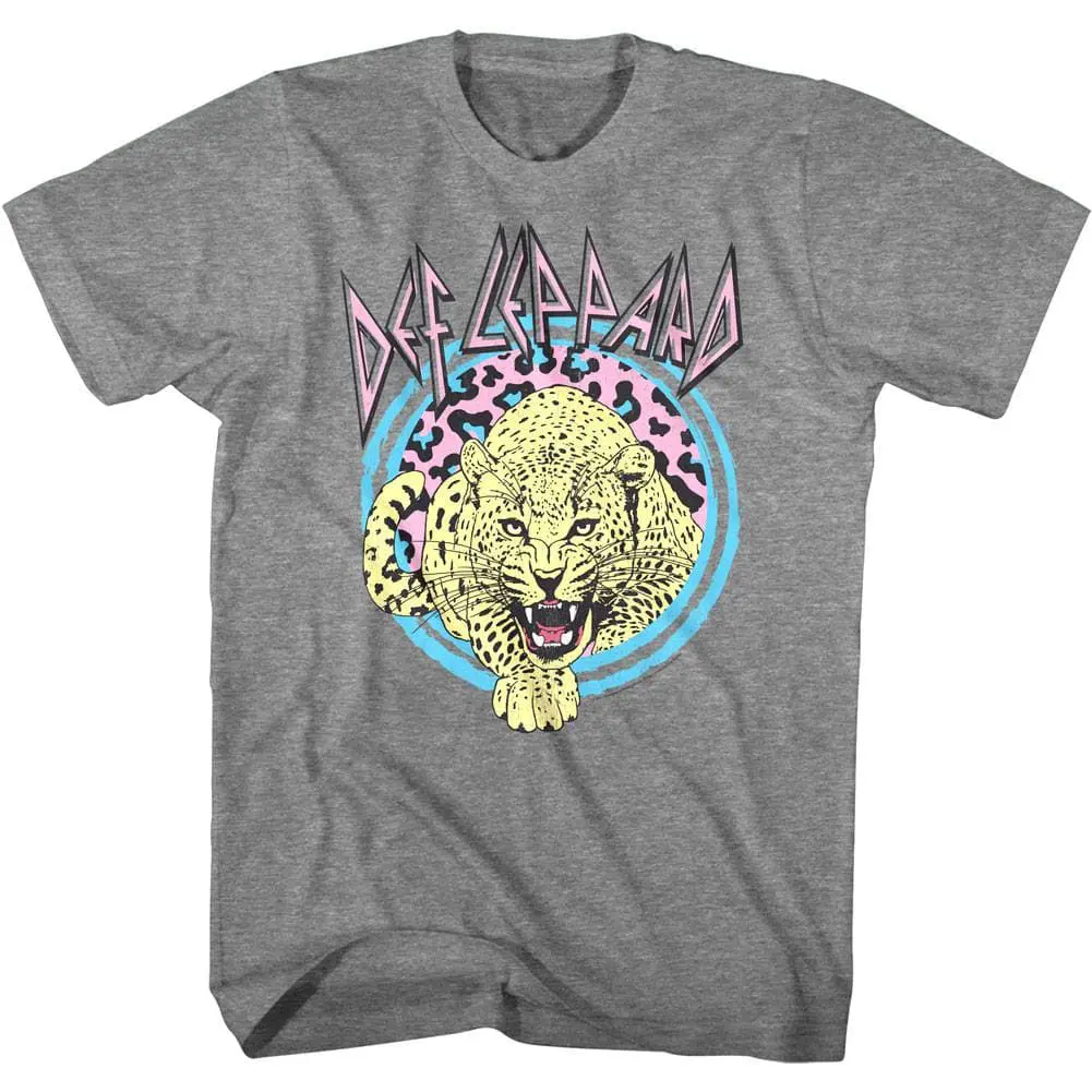 Def Leppard Pastel Leopard T-Shirt
