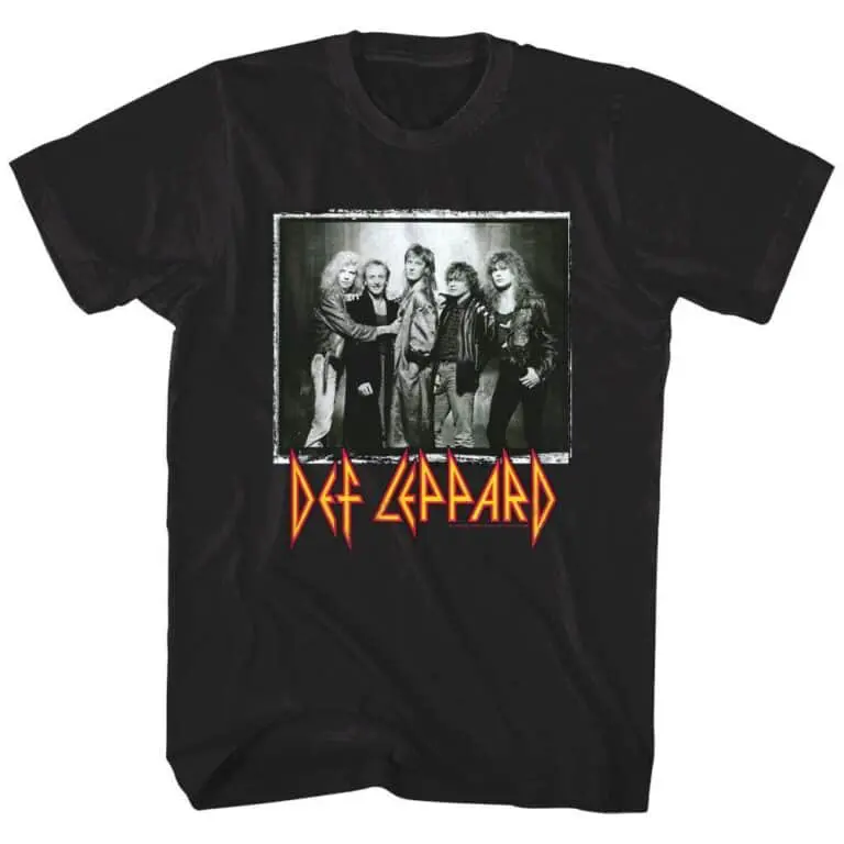 Def Leppard Vintage Photo Men’s T Shirt