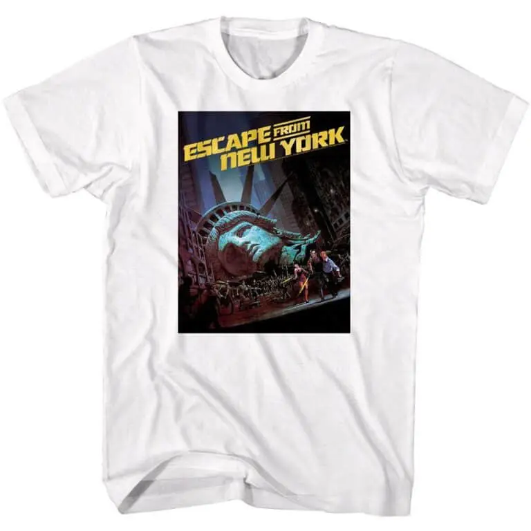 Escape From New York Liberty Poster T-Shirt