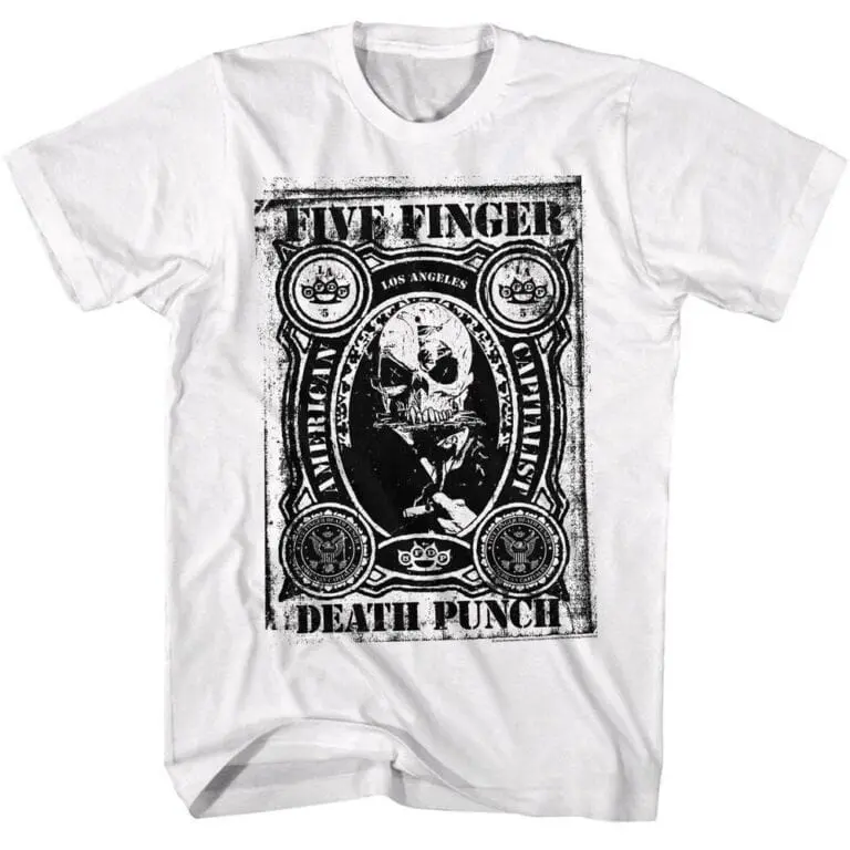 Five Finger Death Punch American Capitalist Men’s T Shirt