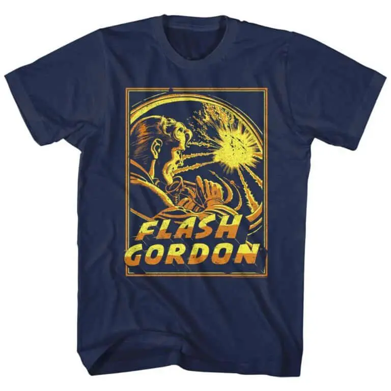 Flash Gordon Planetary Explosion Men’s T Shirt