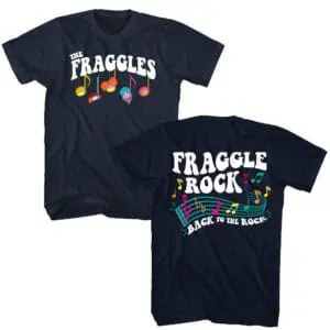 Fraggle Rock Musical Notes Men's T Shirt