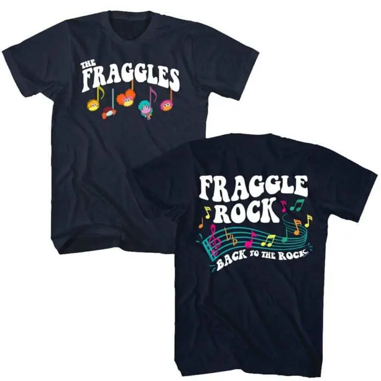Fraggle Rock Musical Notes Men's T Shirt
