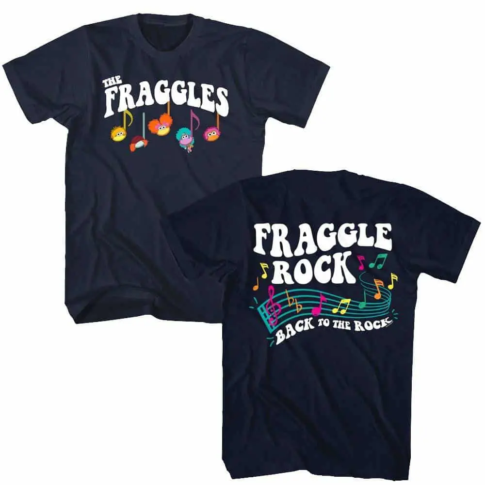 Fraggle Rock Musical Notes Men's T Shirt
