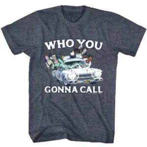 Ghostbusters Who You Gonna Call Car Men’s T Shirt