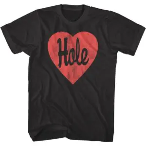 Hole Vintage Heart Logo Men’s T Shirt