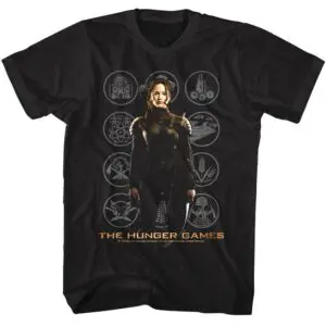 Hunger Games Katniss Panem Districts Men’s T Shirt