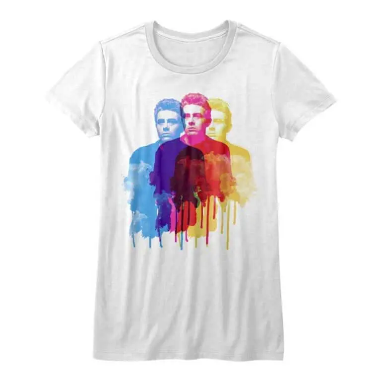 James Dean Color Inkblot Women’s T Shirt