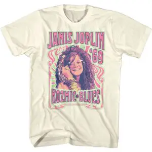 Janis Joplin Kozmic Blues 69 Men’s T Shirt