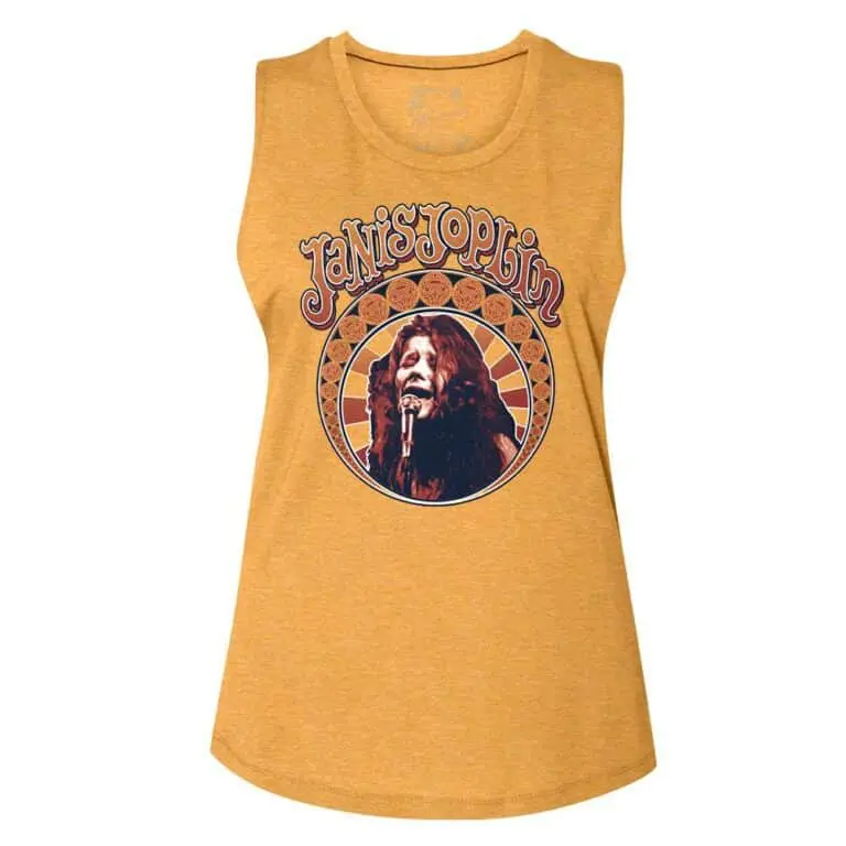 Janis Joplin Love Letters Circle Women’s Tank