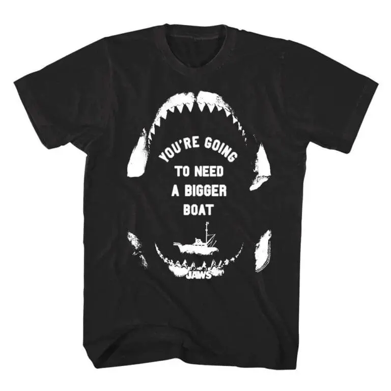 Jaws Shark Teeth POV Men’s T Shirt