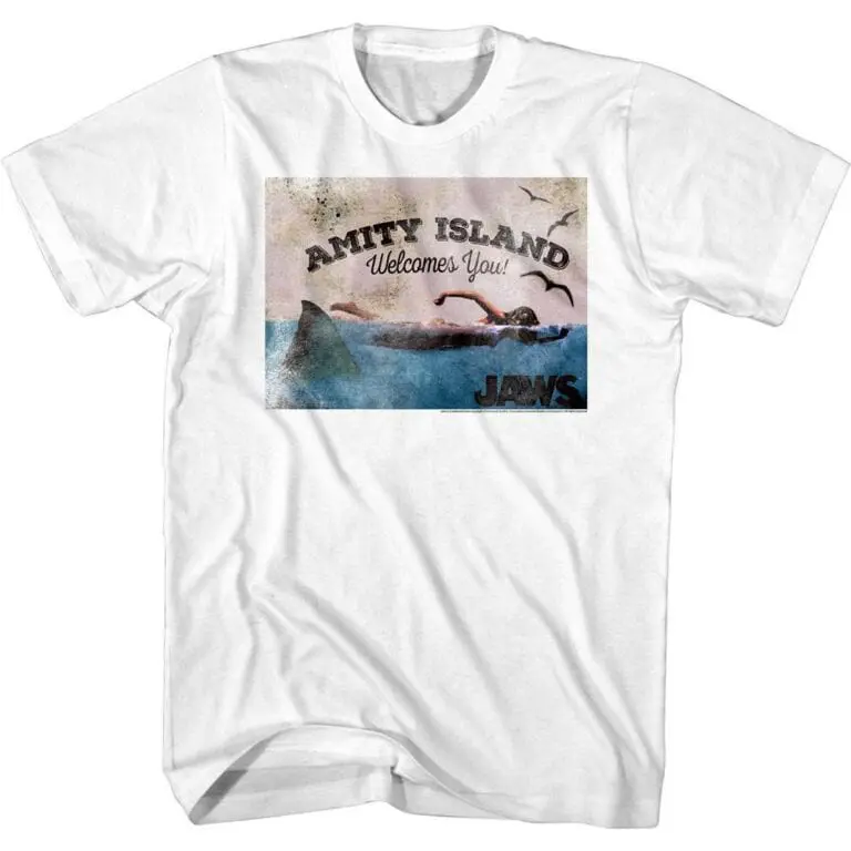 Jaws Amity Island Welcomes You T-Shirt