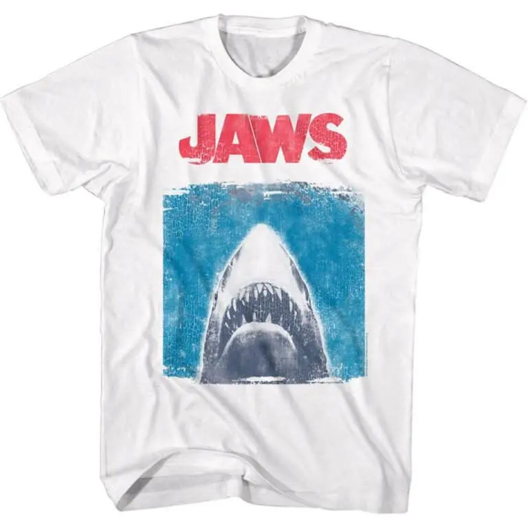 Jaws Vintage Distressed Poster T-Shirt
