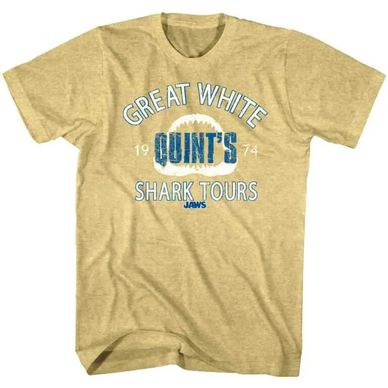Jaws Quint's Great White Shark Tour 1974 T-Shirt