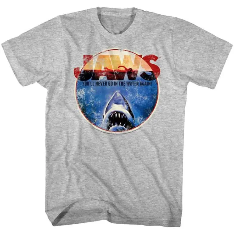 Jaws You’ll Never Go in the Water Alone Men’s T Shirt