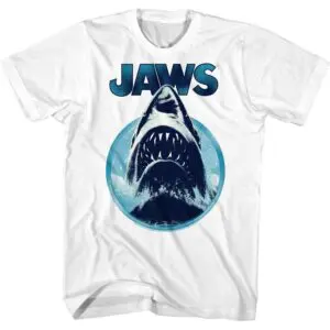 Jaws Great White Shark Hole T-Shirt