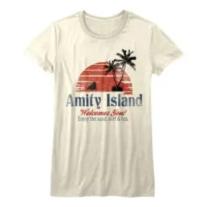 Jaws Amity Island Sunset Women’s T Shirt