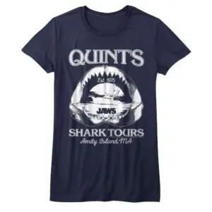 Jaws Quint’s Shark Tours Women’s T Shirt
