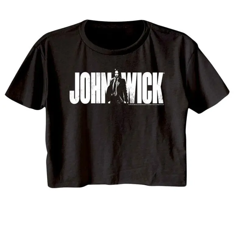 John Wick Keanu Movie Logo Women's Crop Top