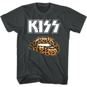 Kiss Leopard Lips Men’s T Shirt